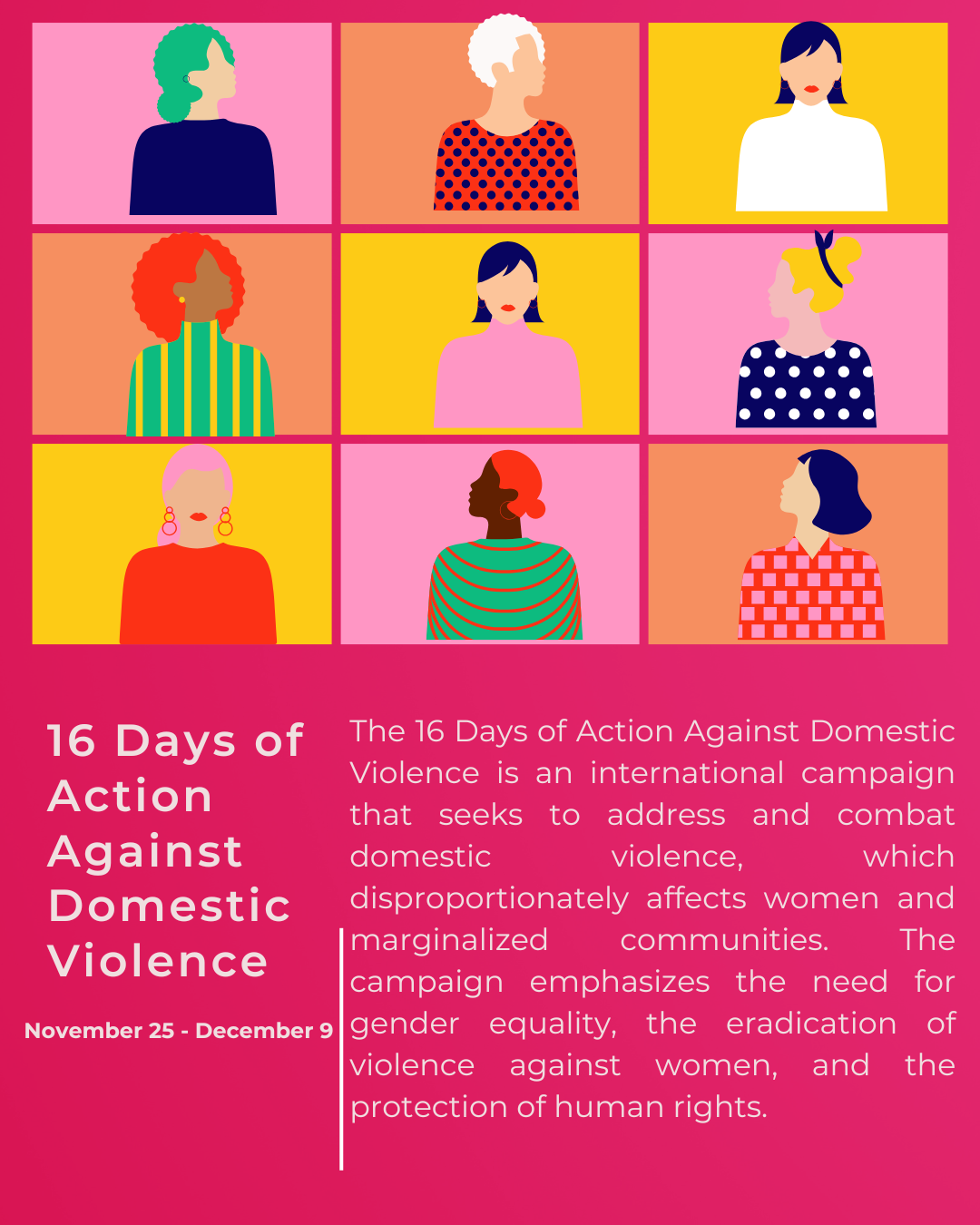16 Days of Action Against Domestic Violence